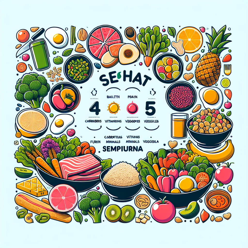 Kreasi Menu Makanan 4 Sehat 5 Sempurna yang Lezat dan Bergizi